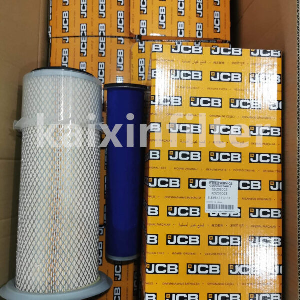 JCB 32-206002 High-Efficiency Air Filter for Engine Intake