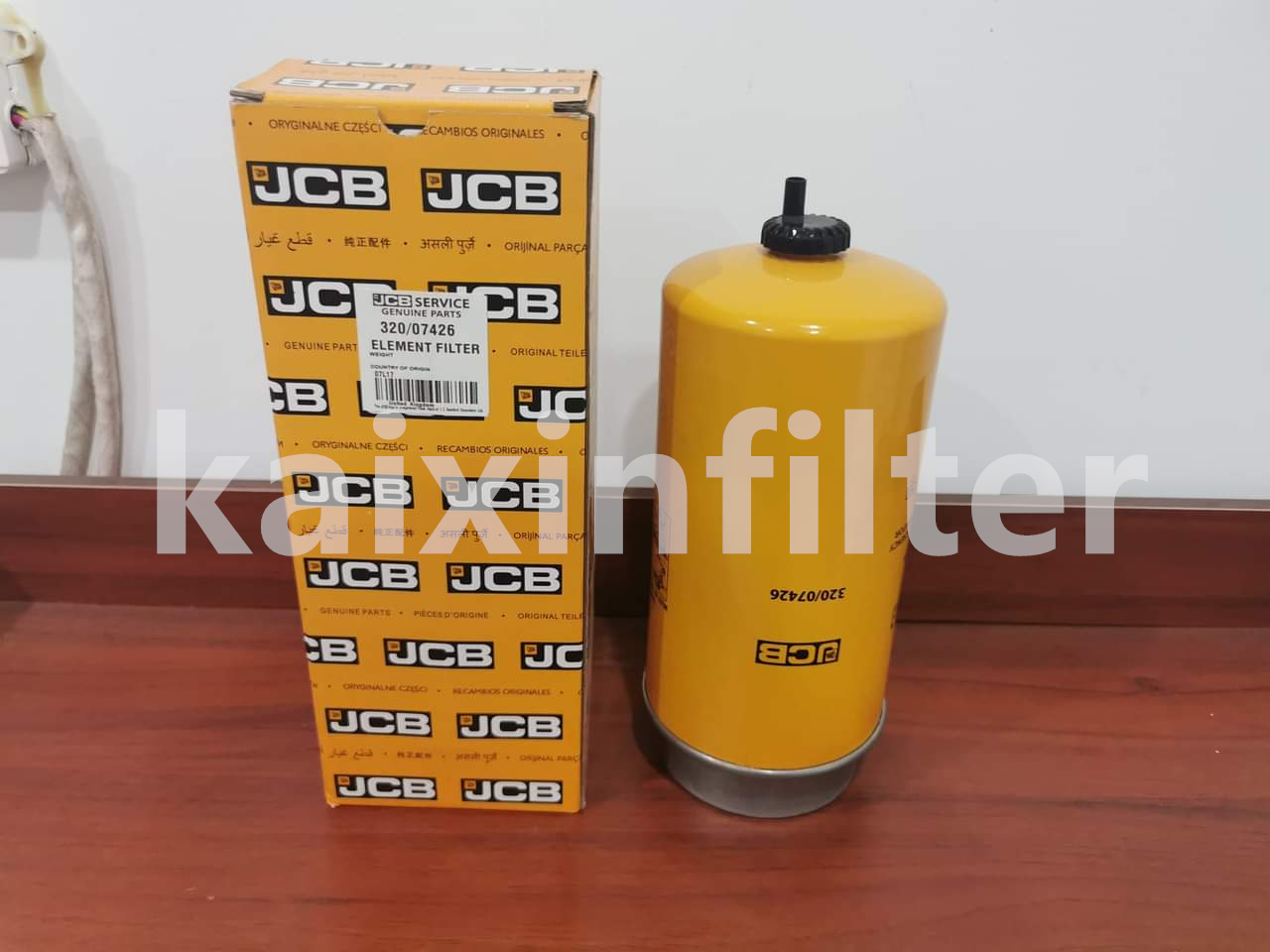 JCB 320-07426 Quick-Install Fuel Filter for Maintenance
