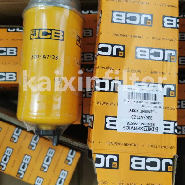 JCB 320-7123 Fast-Flow Fuel Filter for High-Demand JCB