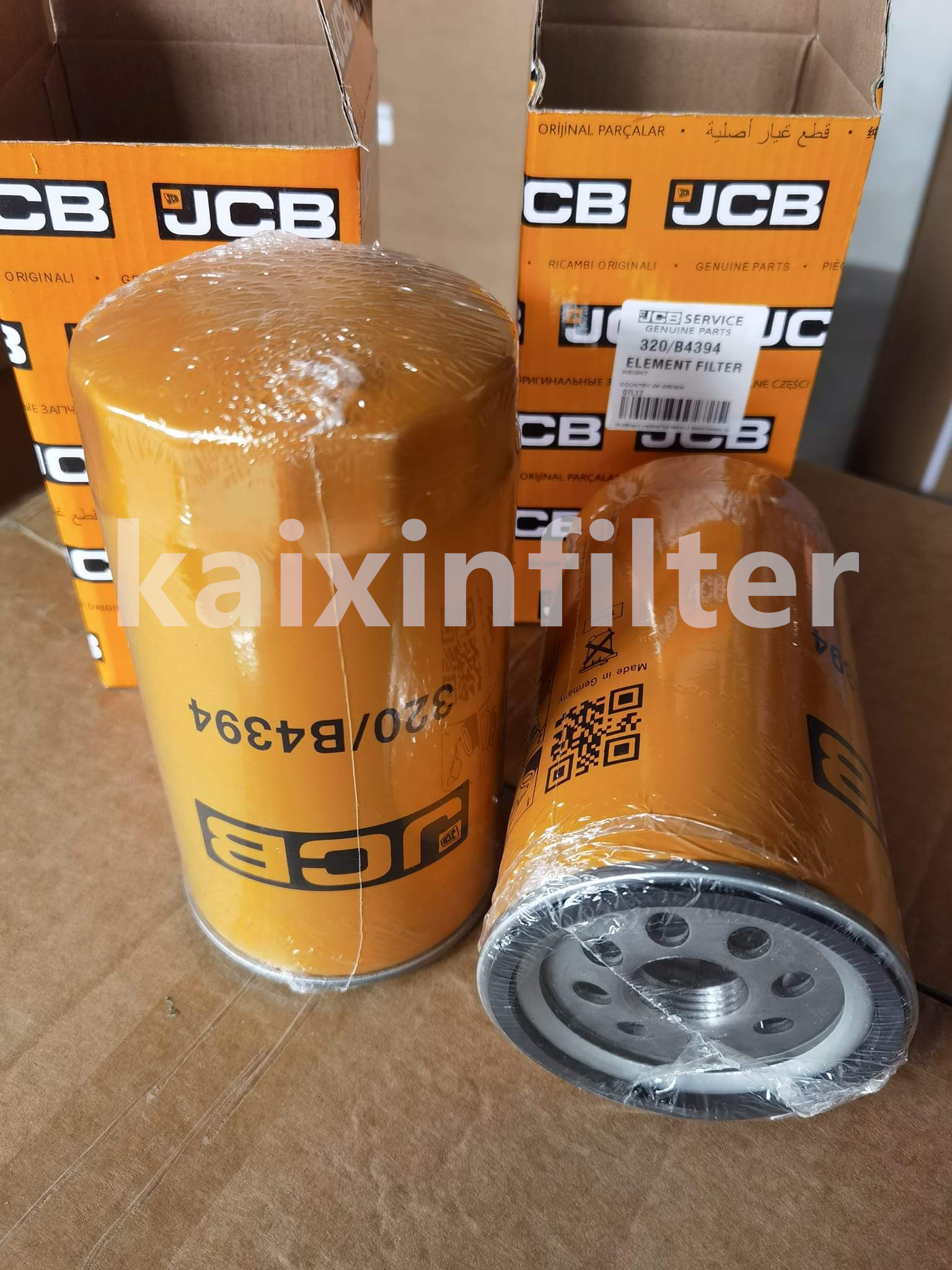 . JCB 320-B4394 Wear-Reducing Oil Filter for Engine Lubrication