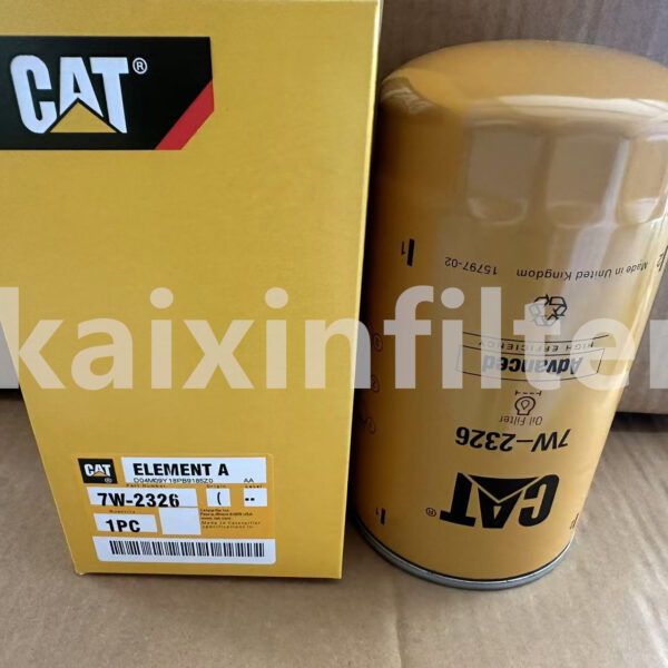 7W2326 Caterpillar oil filter is suitable for industrial engines.