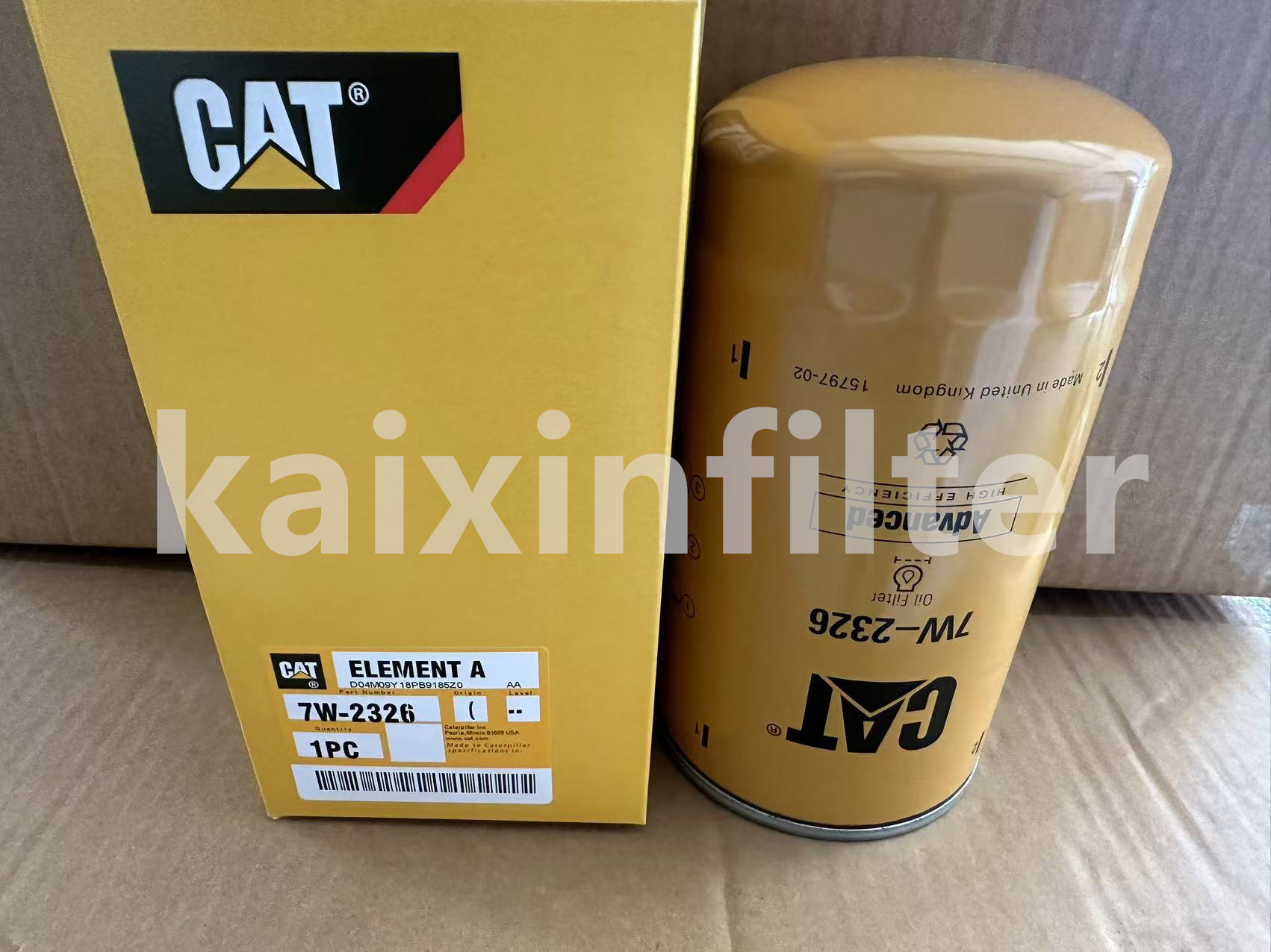 7W2326 Caterpillar oil filter is suitable for industrial engines.
