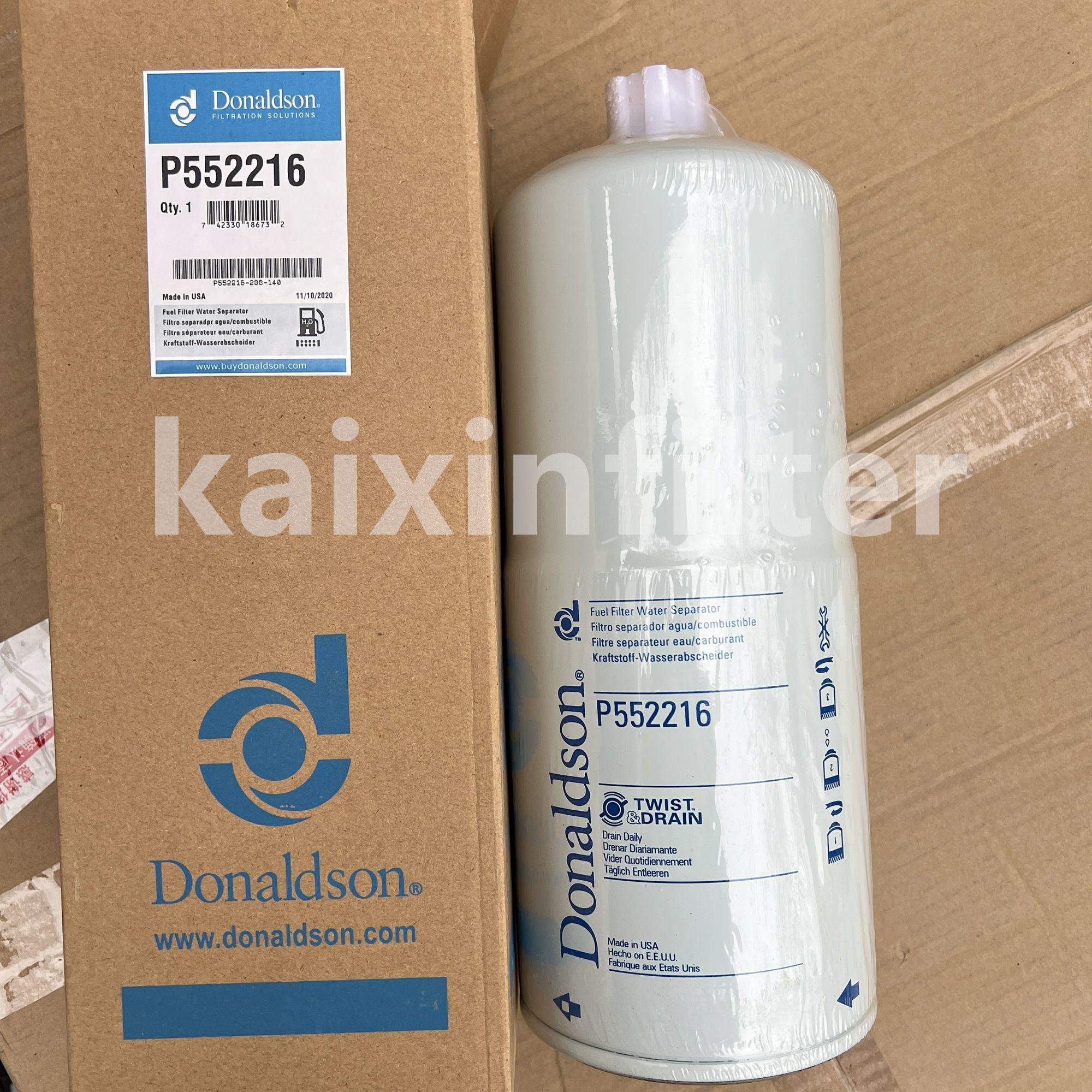 Donaldson P552216 Fuel Water Separator Filter for Fuel System